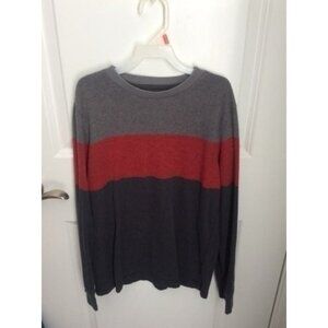 Boys Medium Urban Pipeline Red Striped Sweater